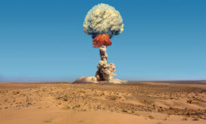 atmospheric nuclear testing